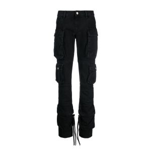 The Attico pantalone ESSIE 231WCP113D054-BLACK