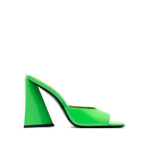The Attico papuče DEVON 231WS000L002-GREEN