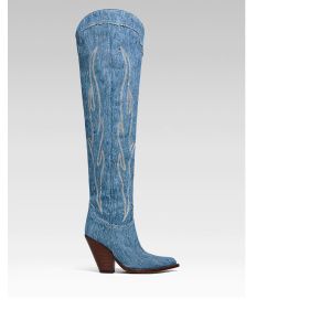 Sonora HERMOSA JEANS OVER THE KNEE-LIGHT BLUE