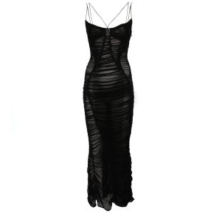Mugler haljina RO1546-BLACK